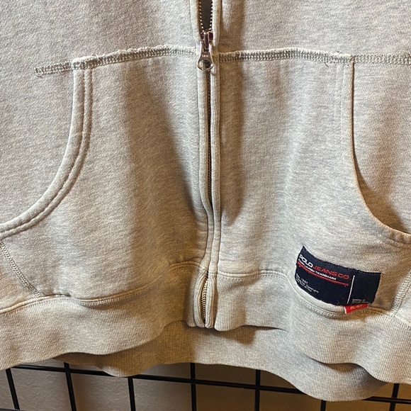 Ralph Lauren Light Gray Zip-Up Hoodie - Picture 12 of 12